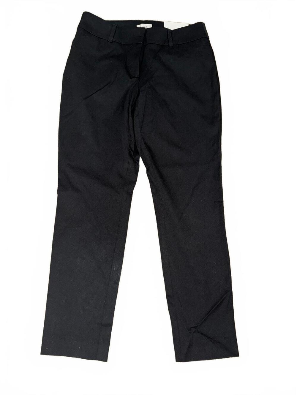 Women's LOFT Curvy Skinny Ankle Black Dress Pants size 8 New With Tags